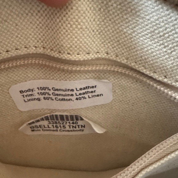 Dooney & Bourke Florentine Small Domed Crossbody Tan TNTN Leather w/ Dust Bag - Picture 8 of 11